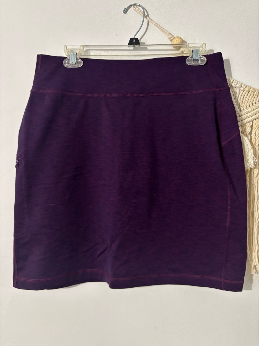 Duluth Trading Co Purple Performance Skort